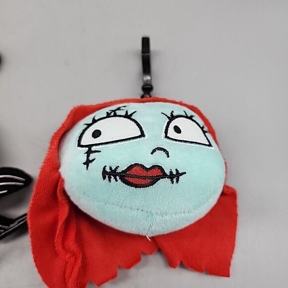 The Nightmare Before Christmas Jack & Sally Skellington Clip-On Plush 4 Inch Set - Picture 2 of 4